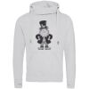 Cross neck hoodie Thumbnail