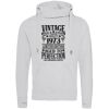 Cross neck hoodie Thumbnail