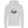 Cross neck hoodie Thumbnail