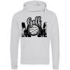Cross neck hoodie Thumbnail