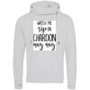 Cross neck hoodie Thumbnail