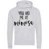 Cross neck hoodie Thumbnail