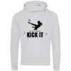 Cross neck hoodie Thumbnail