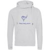 Cross neck hoodie Thumbnail